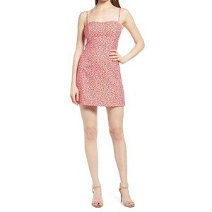 New FRENCH CONNECTION Size US 8 Elao Whisper Tie Back Dress Hibiscus Multi